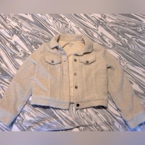 Target Teddy Cropped Jacket